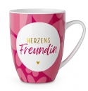 Becher - Auf uns Mädels - Herzens Freundin